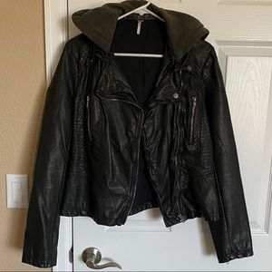 Free People Vegan Leather Jacket